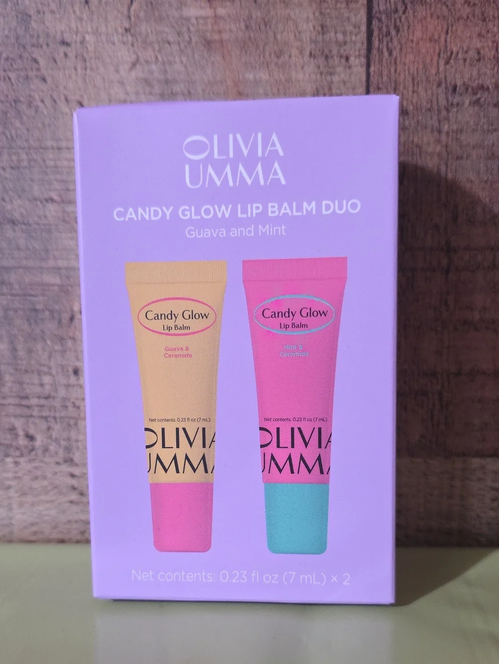 Candy Glow Lip Balm Duo — Guava Pink & Mint Blue